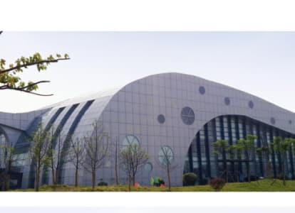 韶山会议中心外景网架工程